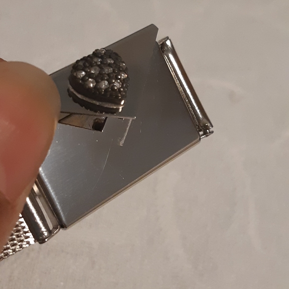 Vintage Message Envelop  Stainless Stee Bracelet 8.75" L, Has Message Inside, - Picture 12 of 15